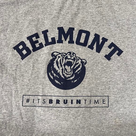 Belmont University grey T-shirt Size Medium - Picture 2 of 5